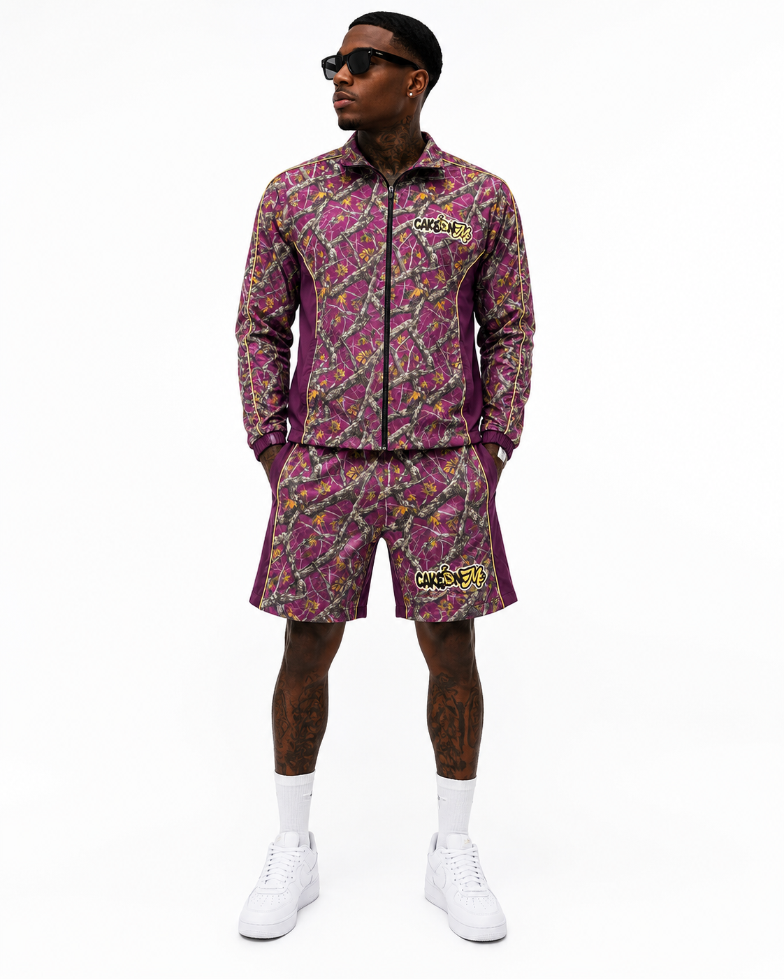 Cake On Me "Purple Woods' Camo Set