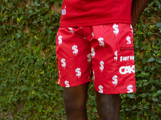Red Money Shorts