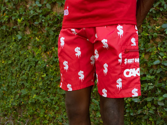 Red Money Shorts