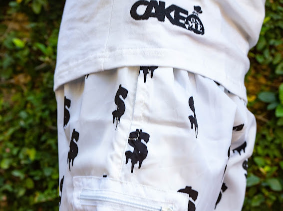 White Money Shorts