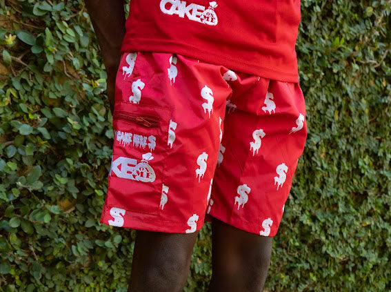 Red Money Shorts